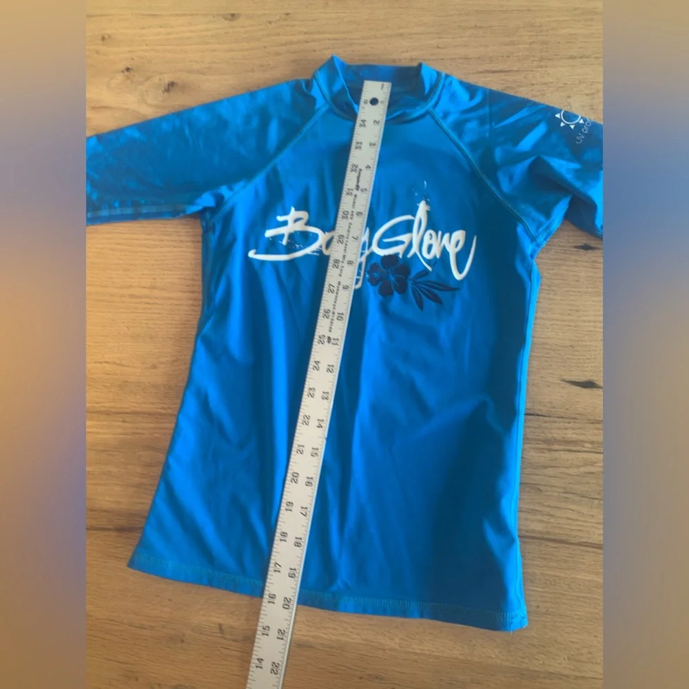Body Glove Rashguard Short Sleeve Blue Kids‎ 8 Preloved